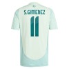 Original Fußballtrikot Mexiko Santiago Gimenez 11 Auswärtstrikot 2024 Für Herren